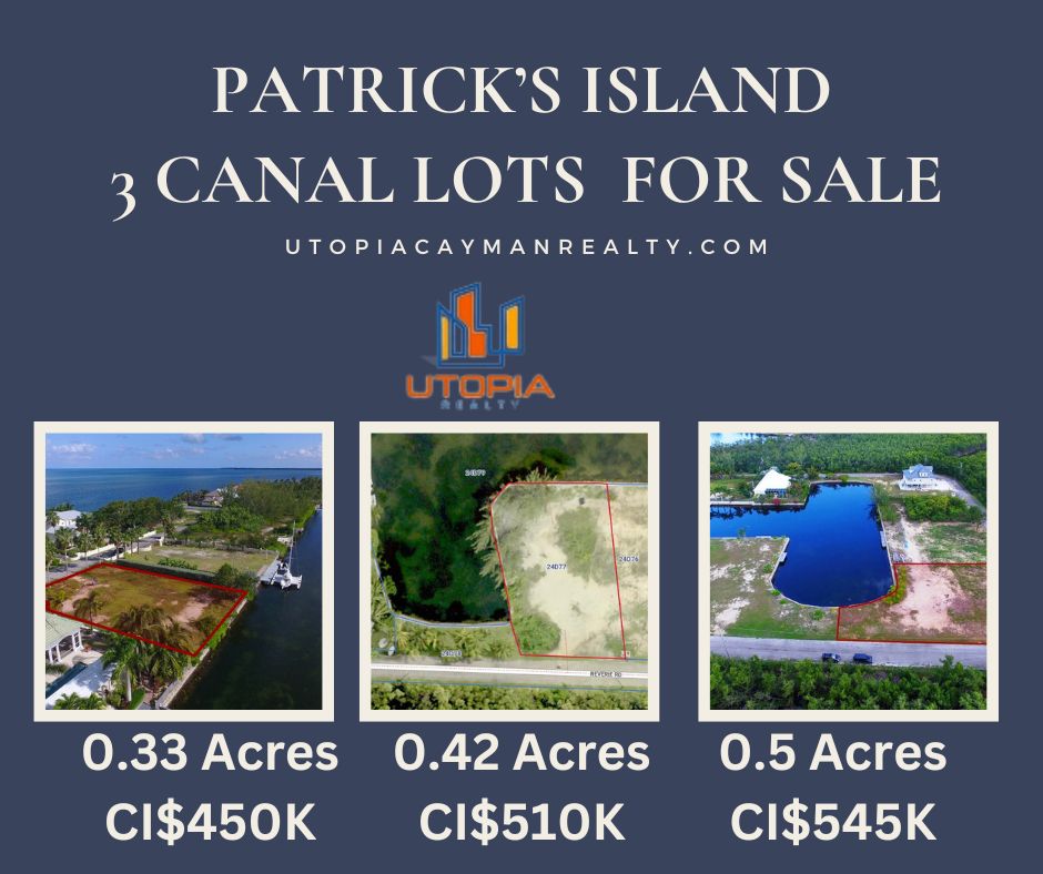 3 OCEAN FRONT CANAL LOTS FOR SALE CI Realtors Organization